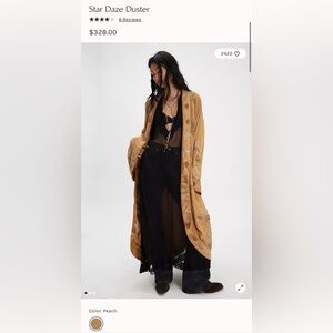 Brand new! Free People Star Daze Duster - Retail $328